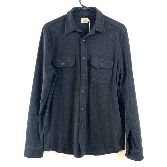 Faherty Black Casual Button Down Shirt - Picture 3 of 7